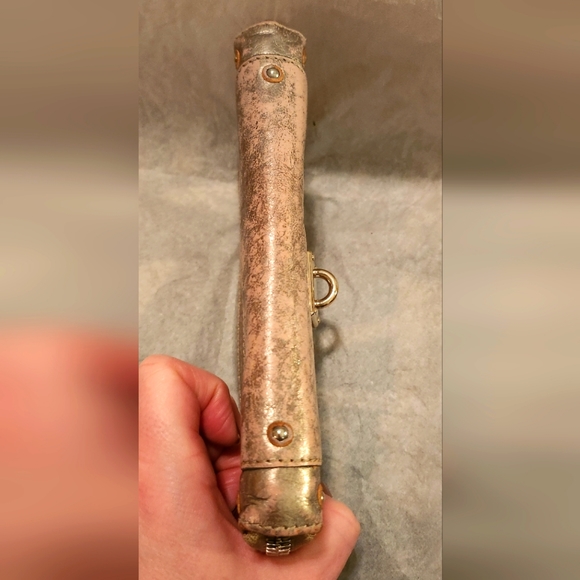 Chloe` Paddington Long Zip Leather Wallet Gold 7.5" X 4" - Picture 8 of 15